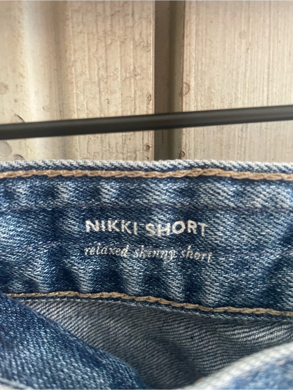 AG Adriano Goldschmied Nikki Short Light Blue Distressed Rolled Cuff Jean Shorts - Picture 9 of 14